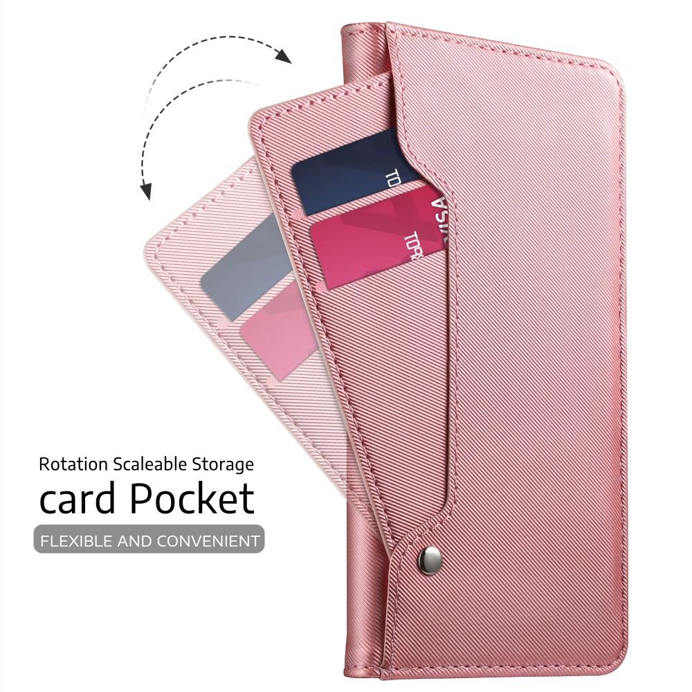 Huawei P20 Pro Wallet Case Mirror Pink Gold