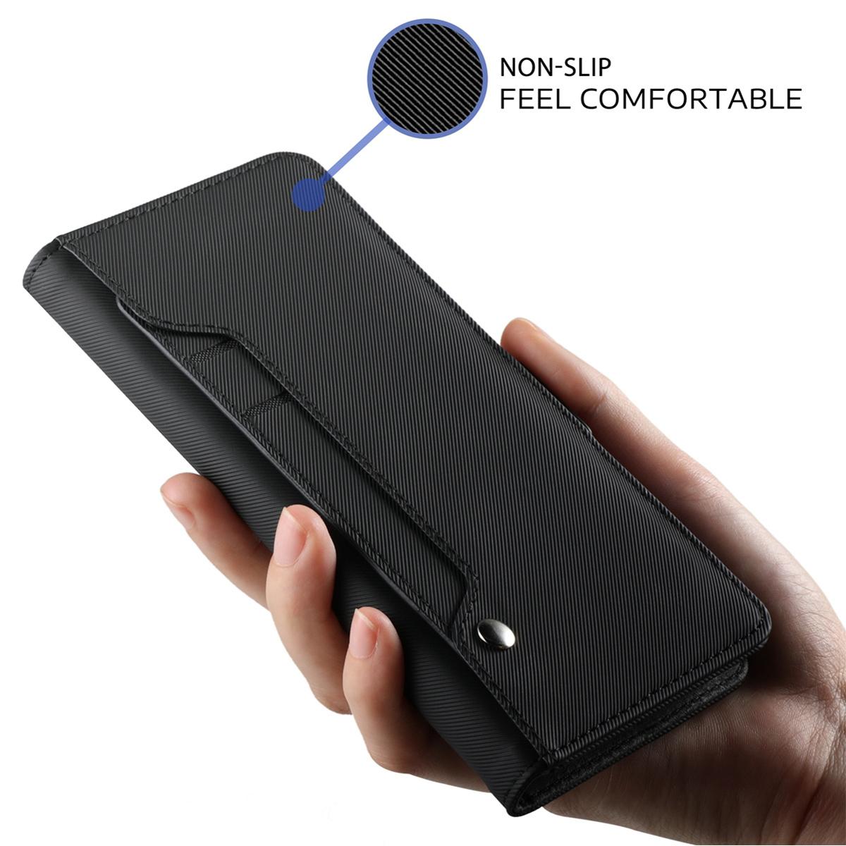 Huawei P30 Pro Wallet Case Mirror Black