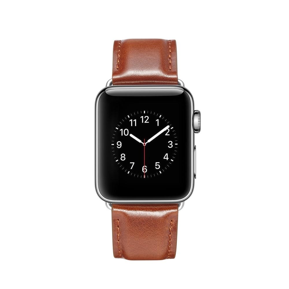 Apple Watch Ultra 2 49mm Premium Leather Band Cognac