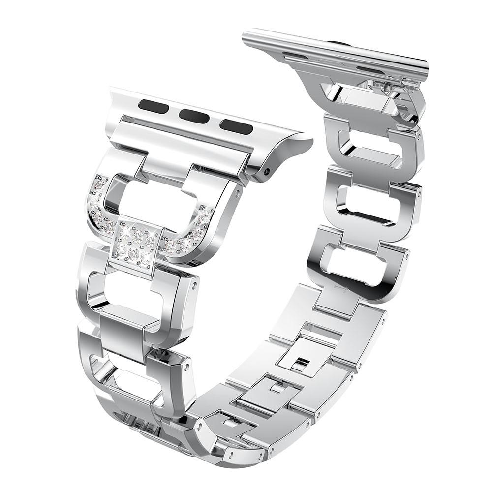 Apple Watch 38/40/41 mm Rhinestone Bracelet Silver