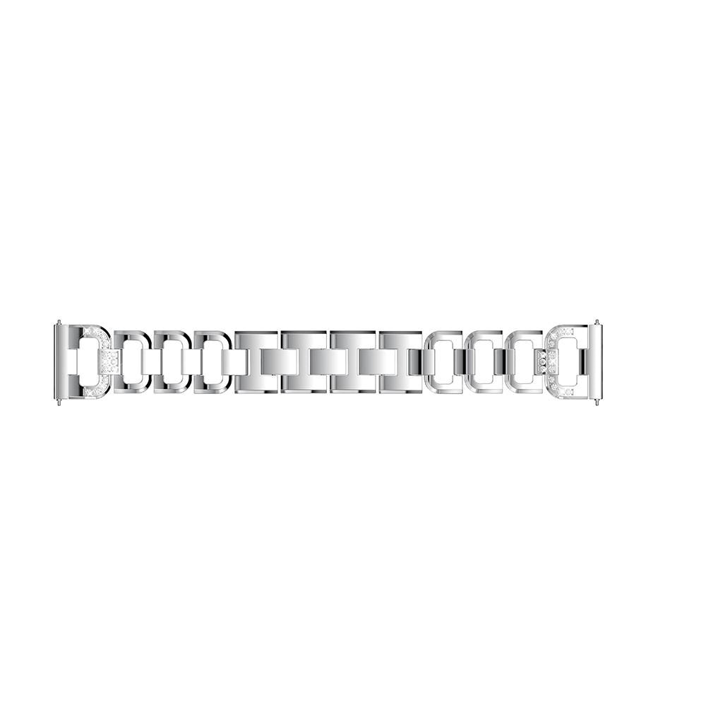 Samsung Galaxy Watch 46mm/Gear S3 Rhinestone Bracelet Silver