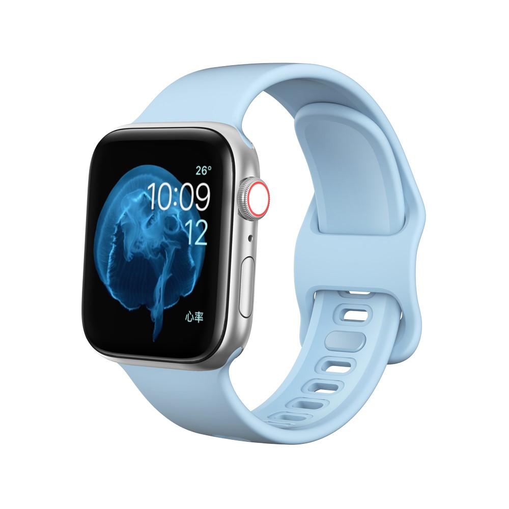 Apple Watch 41mm Series 9 Silicone Band Light Blue