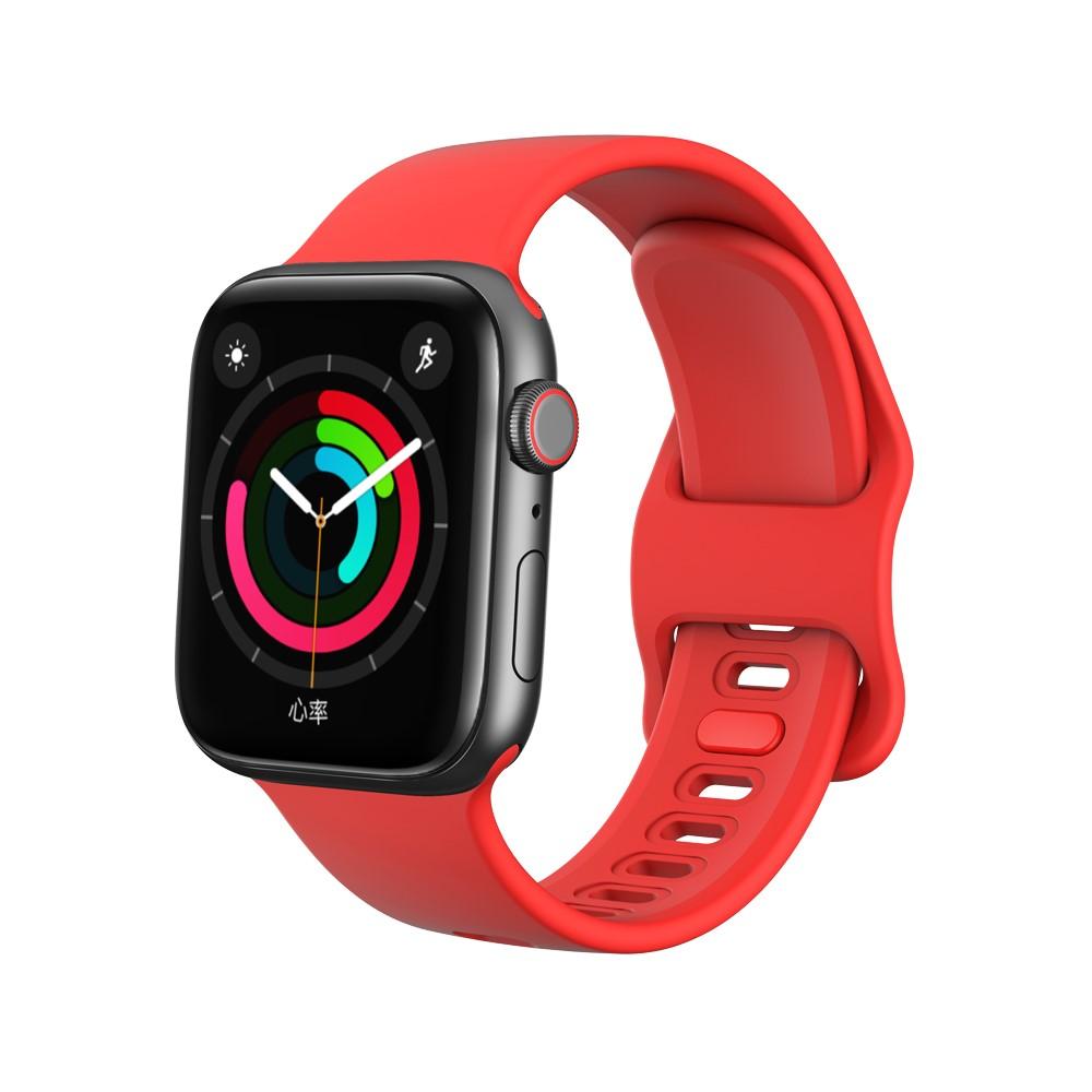 Apple Watch 41mm Series 8 Silicone Band Red