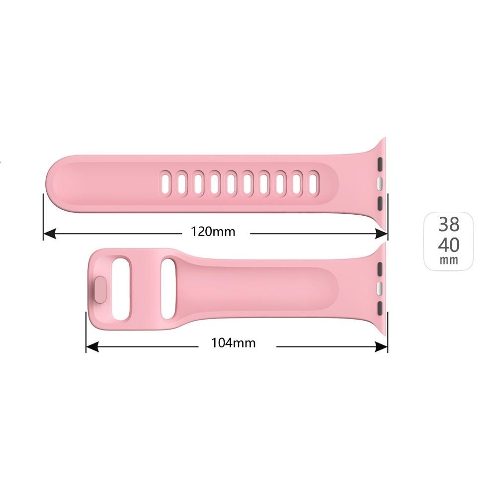 Apple Watch 41mm Series 8 Silicone Band Pink