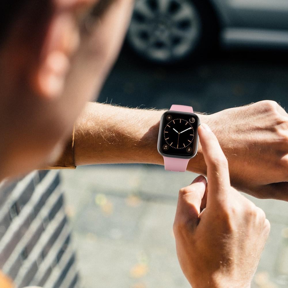 Apple Watch SE 40mm Silicone Band Pink