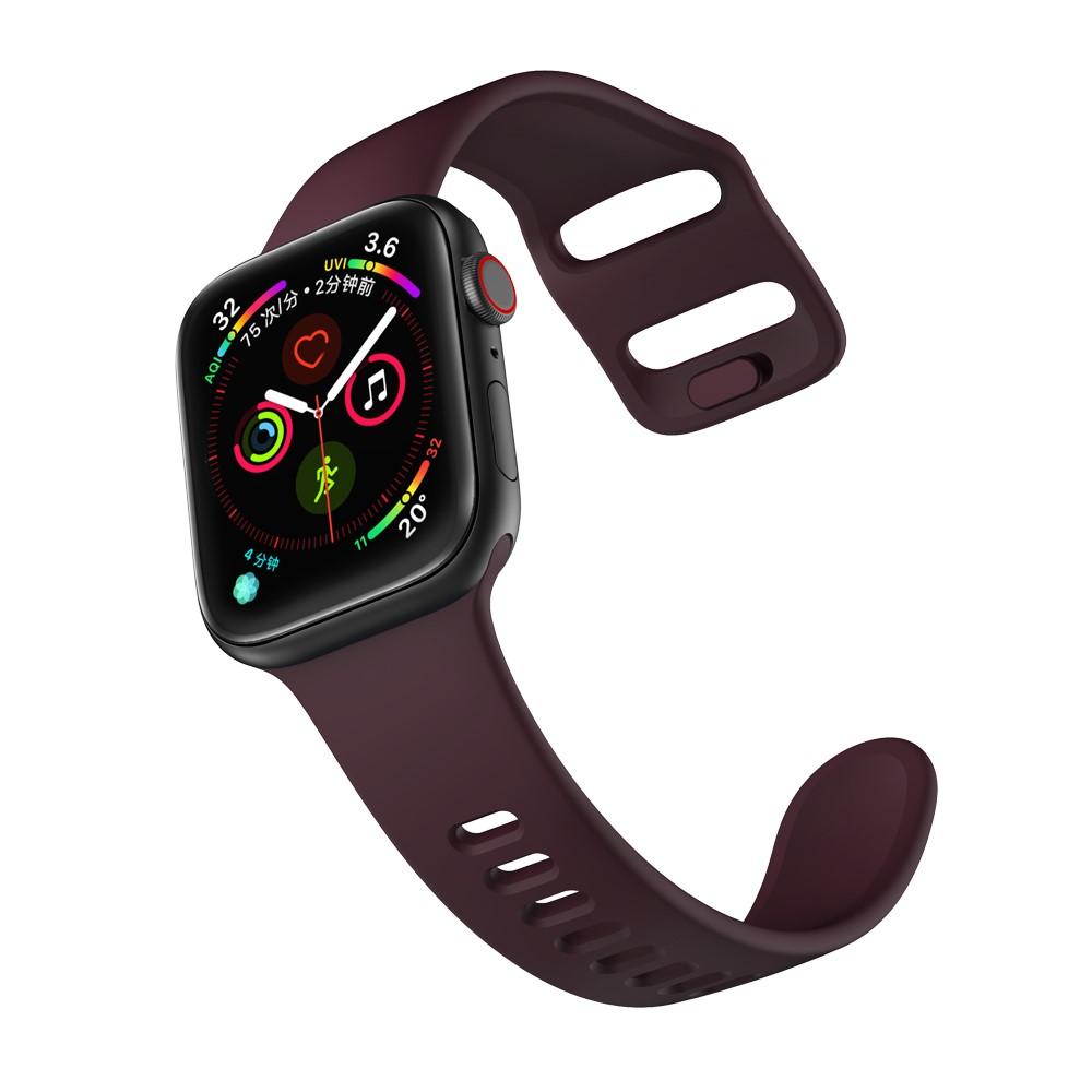 Apple Watch 44mm Silicone Band Purple