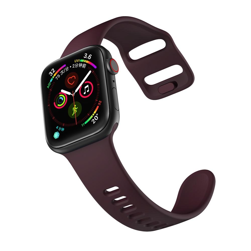 Apple Watch SE 44mm Silicone Band Purple