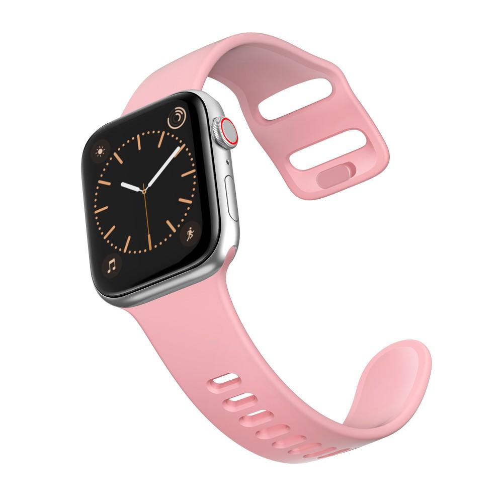 Apple Watch 45mm Series 8 Silicone Band Pink