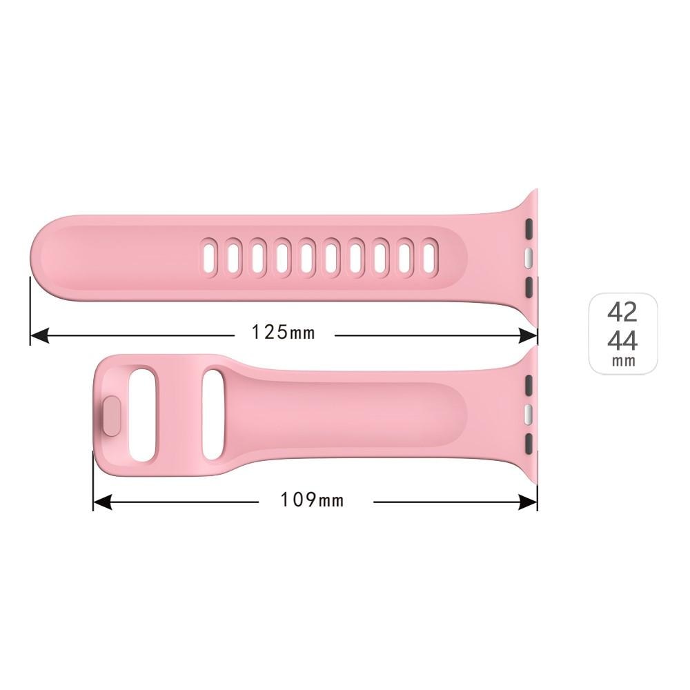 Apple Watch 45mm Series 9 Silicone Band Pink