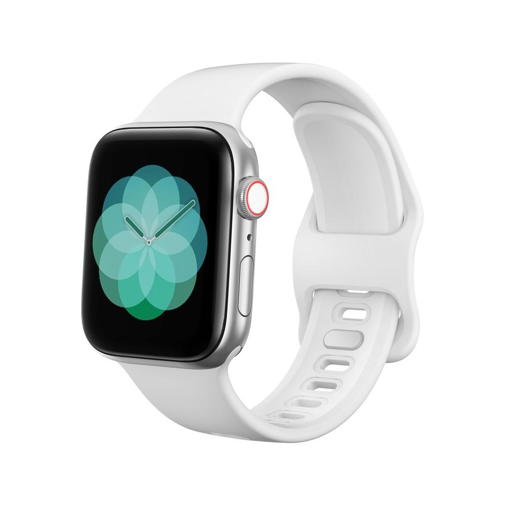 Apple Watch 45mm Series 9 Silicone Band White