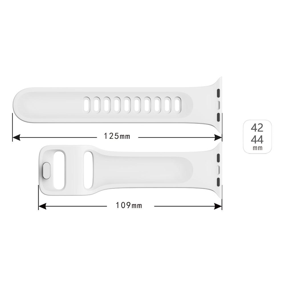 Apple Watch 45mm Series 7 Silicone Band White