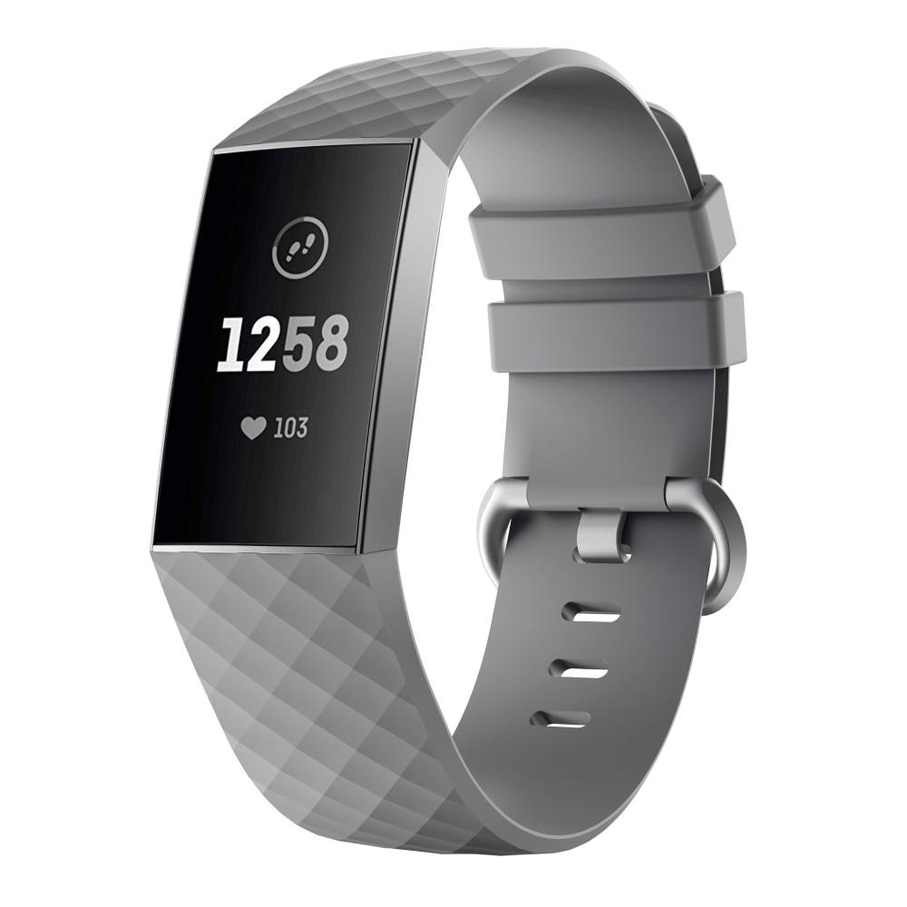 Fitbit Charge 3/4 Silicone Band Grey