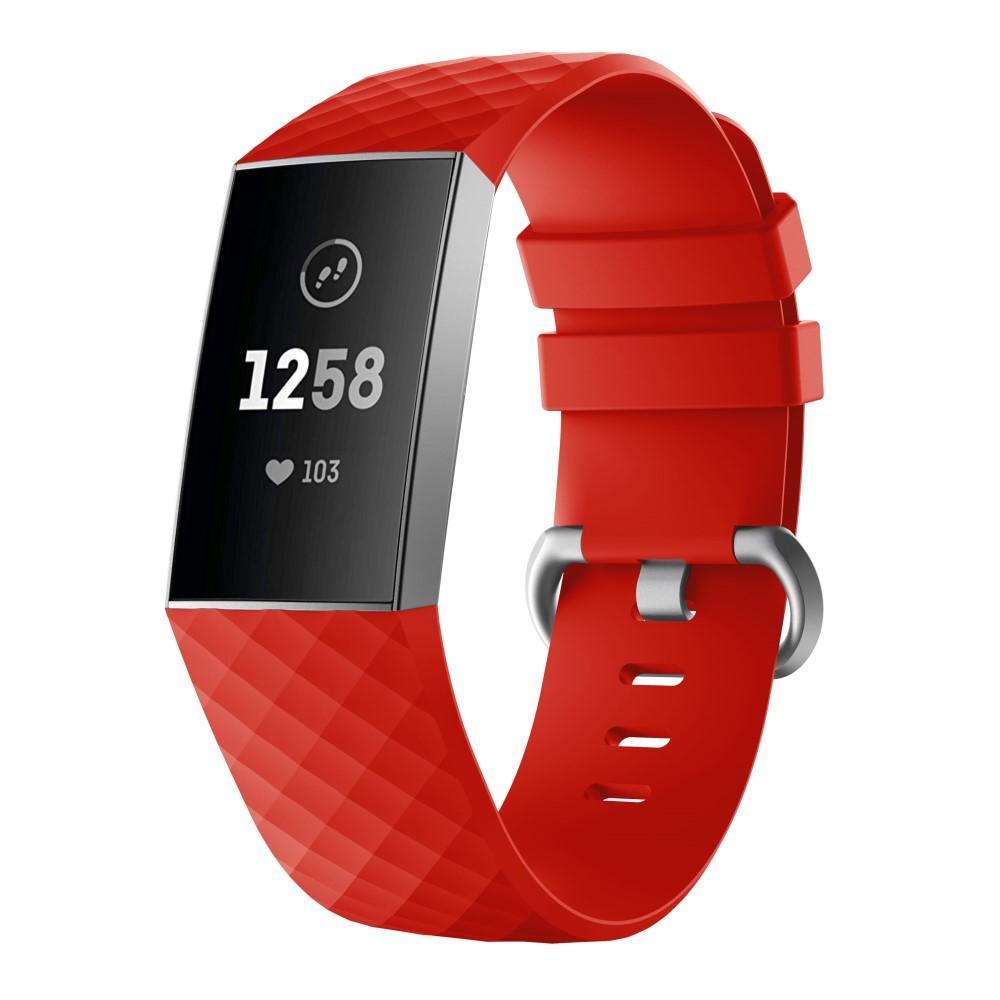 Fitbit Charge 3/4 Silicone Band Red