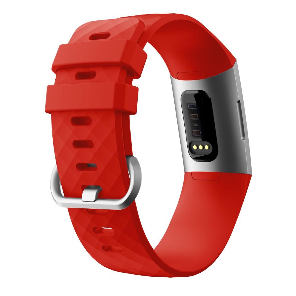 Fitbit Charge 3/4 Silicone Band Red