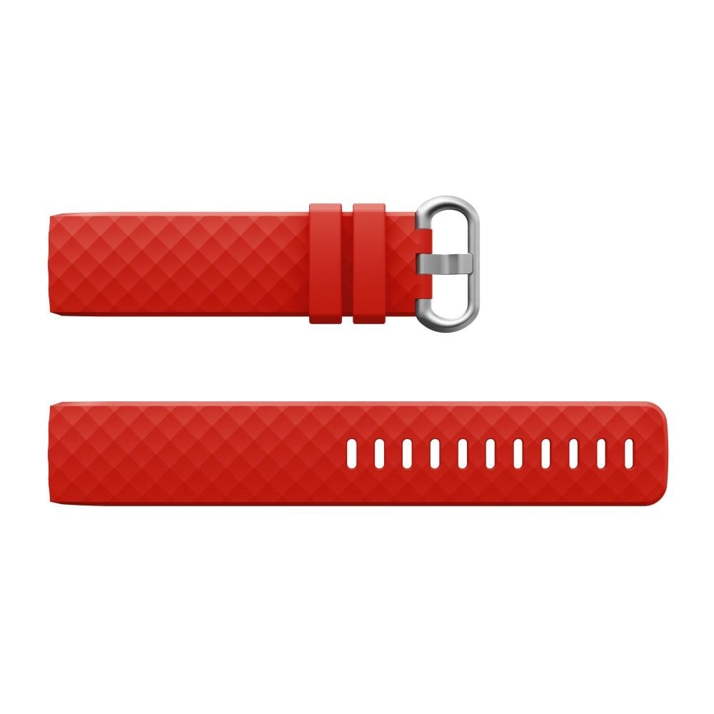 Fitbit Charge 3/4 Silicone Band Red