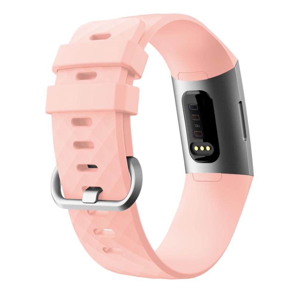 Fitbit Charge 4/Charge 3 Silicone Band Pink