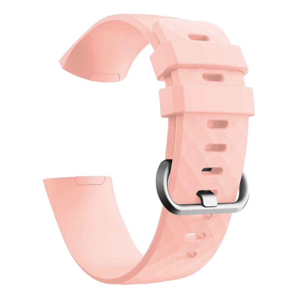 Fitbit Charge 4/Charge 3 Silicone Band Pink