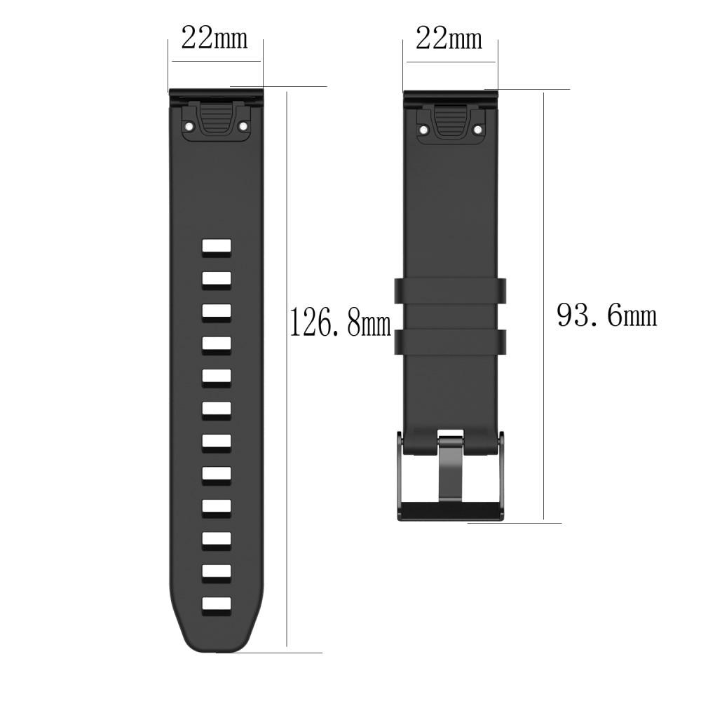 Garmin Fenix 5/5 Plus Silicone Band Black