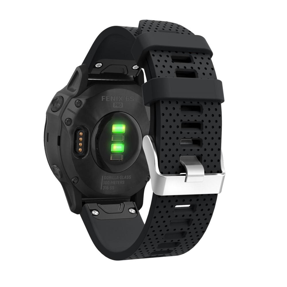 Garmin Fenix 7S Pro Silicone Band Black