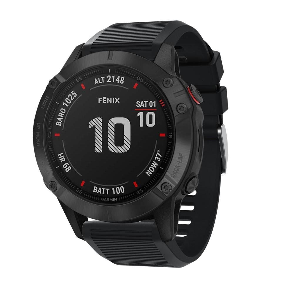 Garmin Fenix 7X Silicone Band Black