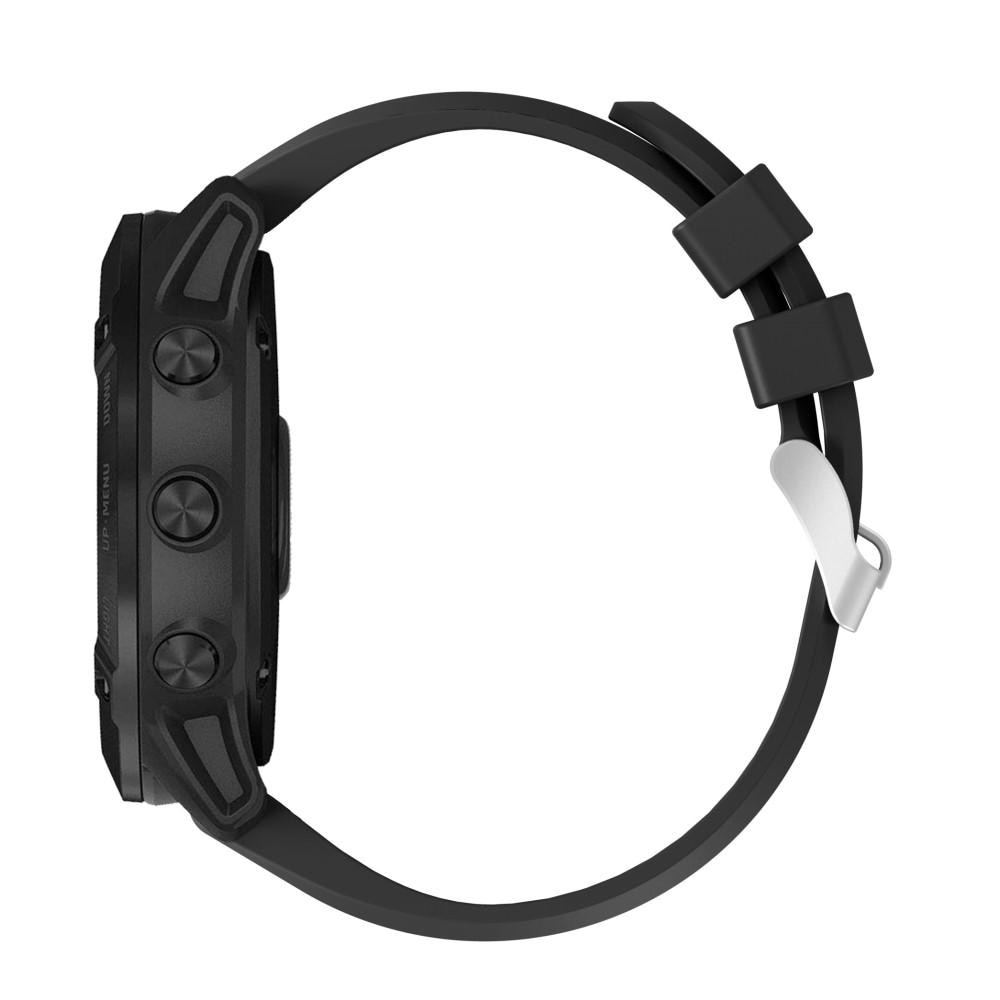 Garmin Fenix 6X/6X Pro/7X Silicone Band Black