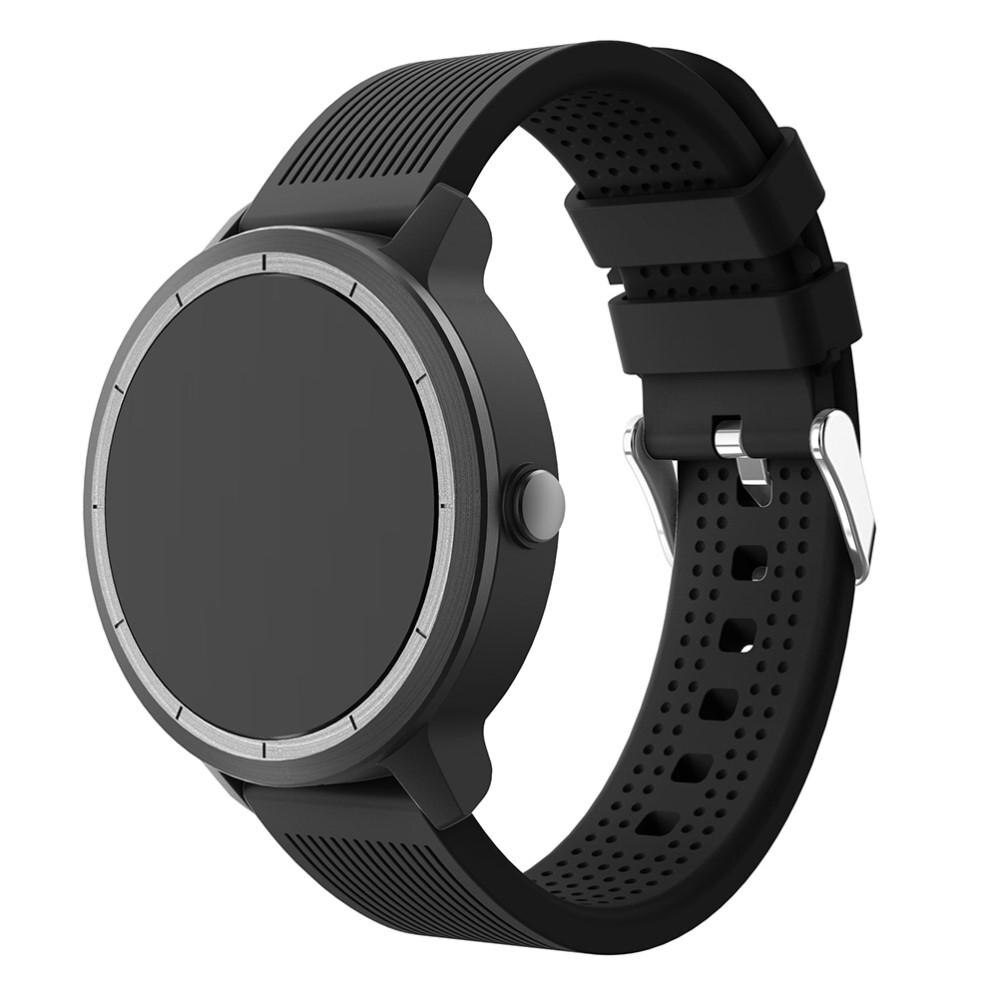 Garmin Vivoactive 3/Venu/Venu 2 Plus Silicone Band Black