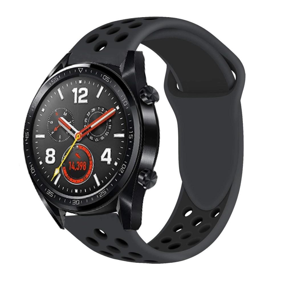 Huawei Watch GT/GT 2 46mm/GT 2 Pro Sport Silicone Band Black