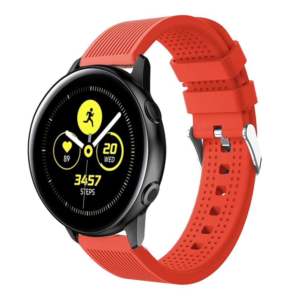 Samsung Galaxy Watch 42mm/Watch Active Silicone Band Red