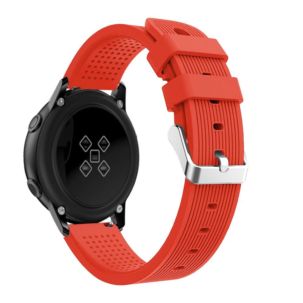 Samsung Galaxy Watch 42mm/Watch Active Silicone Band Red