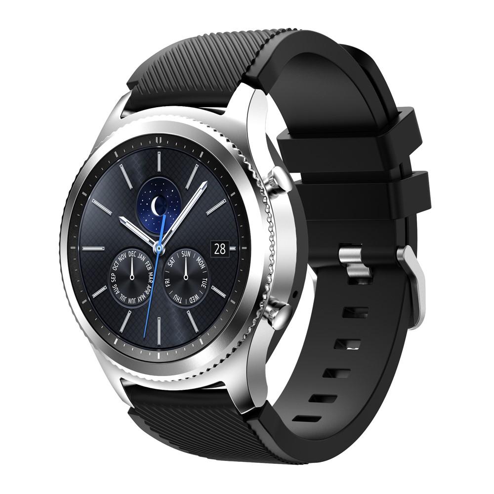 Samsung Gear S3 Frontier/S3 Classic Silicone Band Black