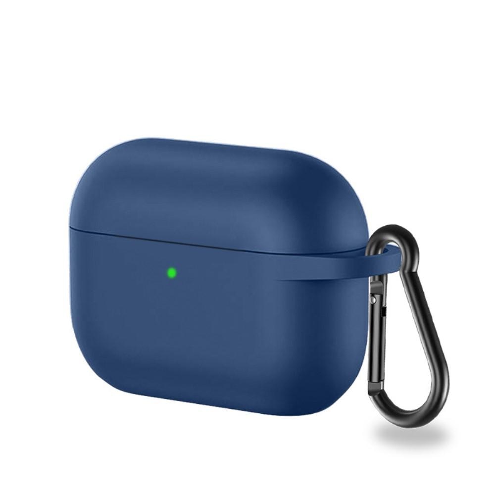 AirPods Pro Silicone Cover with Carabiner Dark Blue