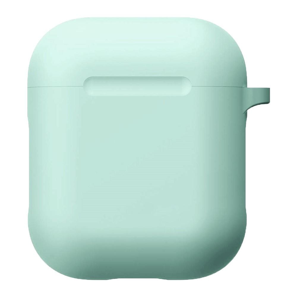 AirPods Silicone Cover with Carabiner Blue