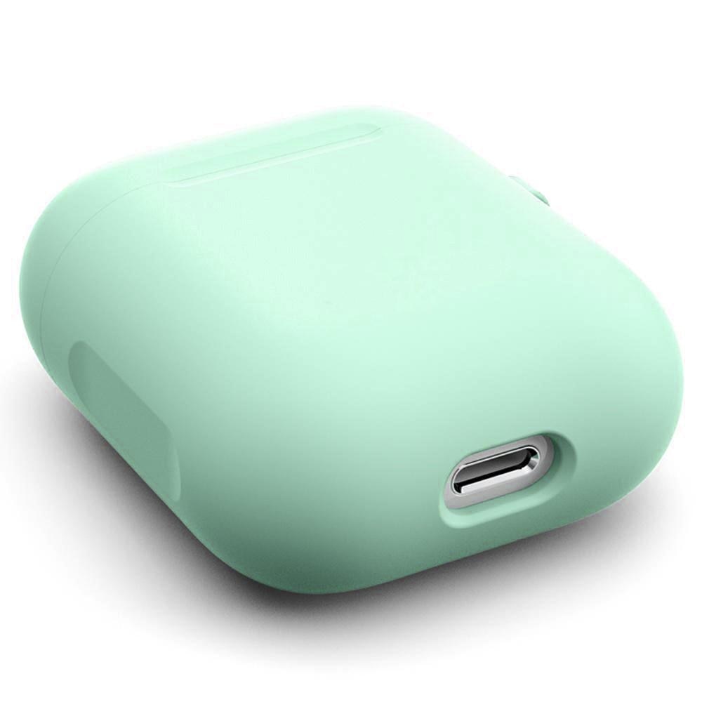 AirPods Silicone Cover with Carabiner Blue