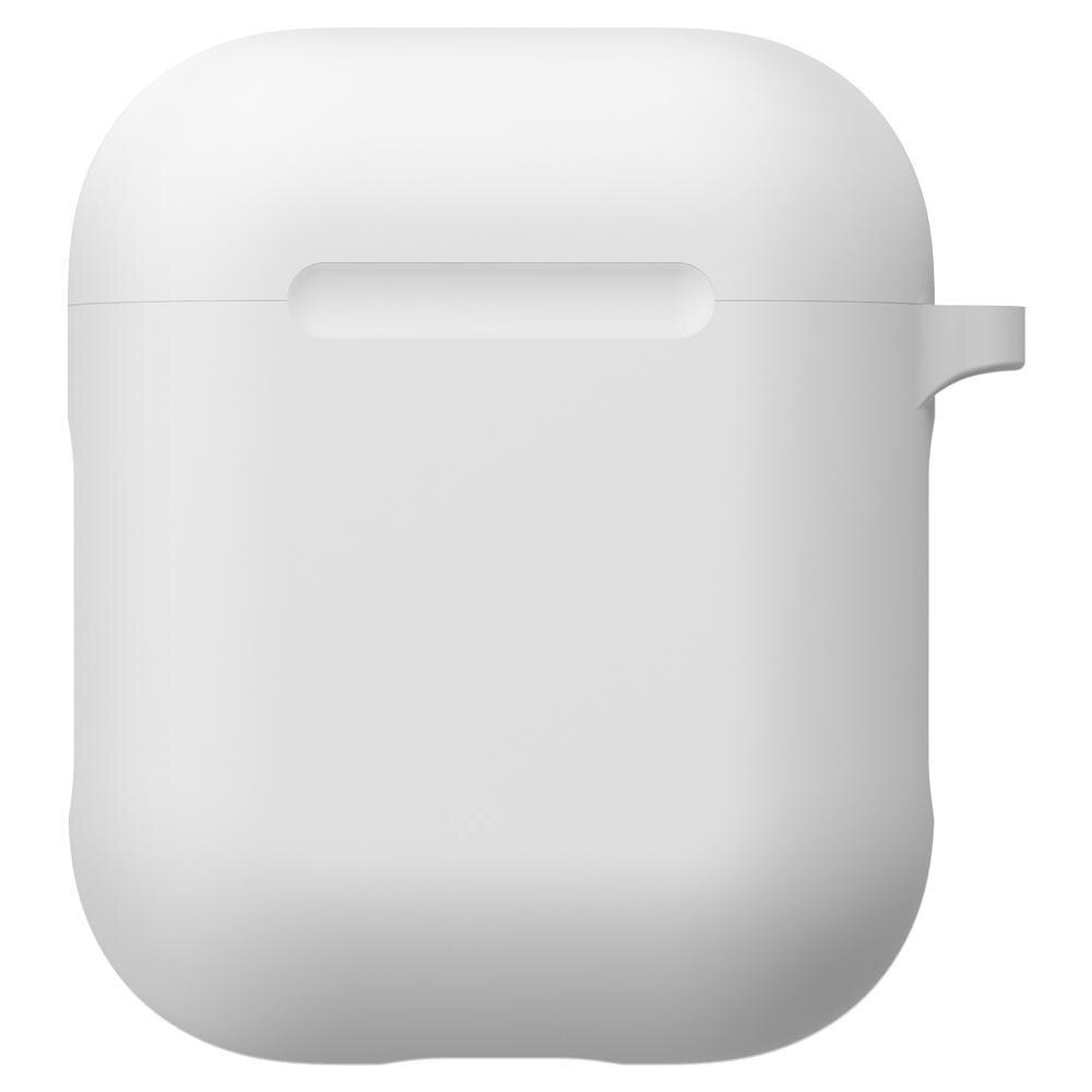 AirPods Silicone Cover with Carabiner White