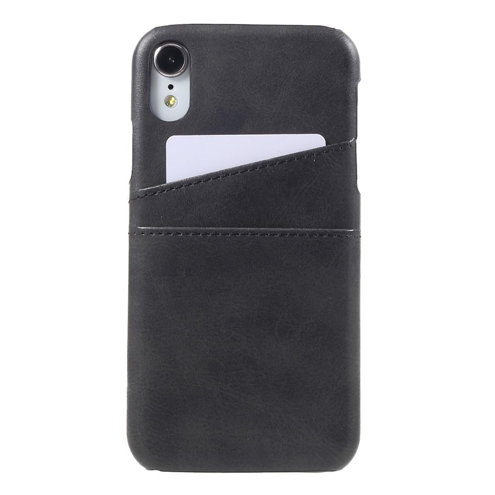 iPhone Xr Card Slots Case Black