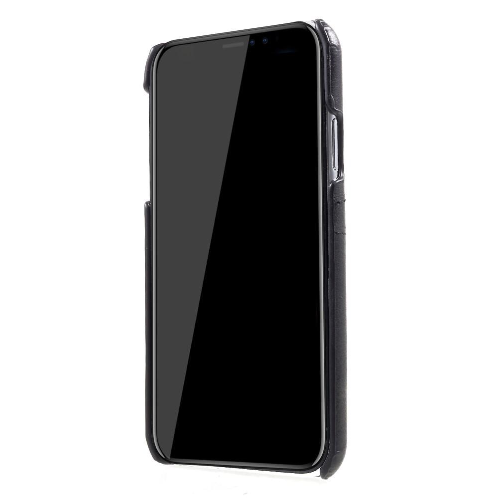 iPhone Xr Card Slots Case Black