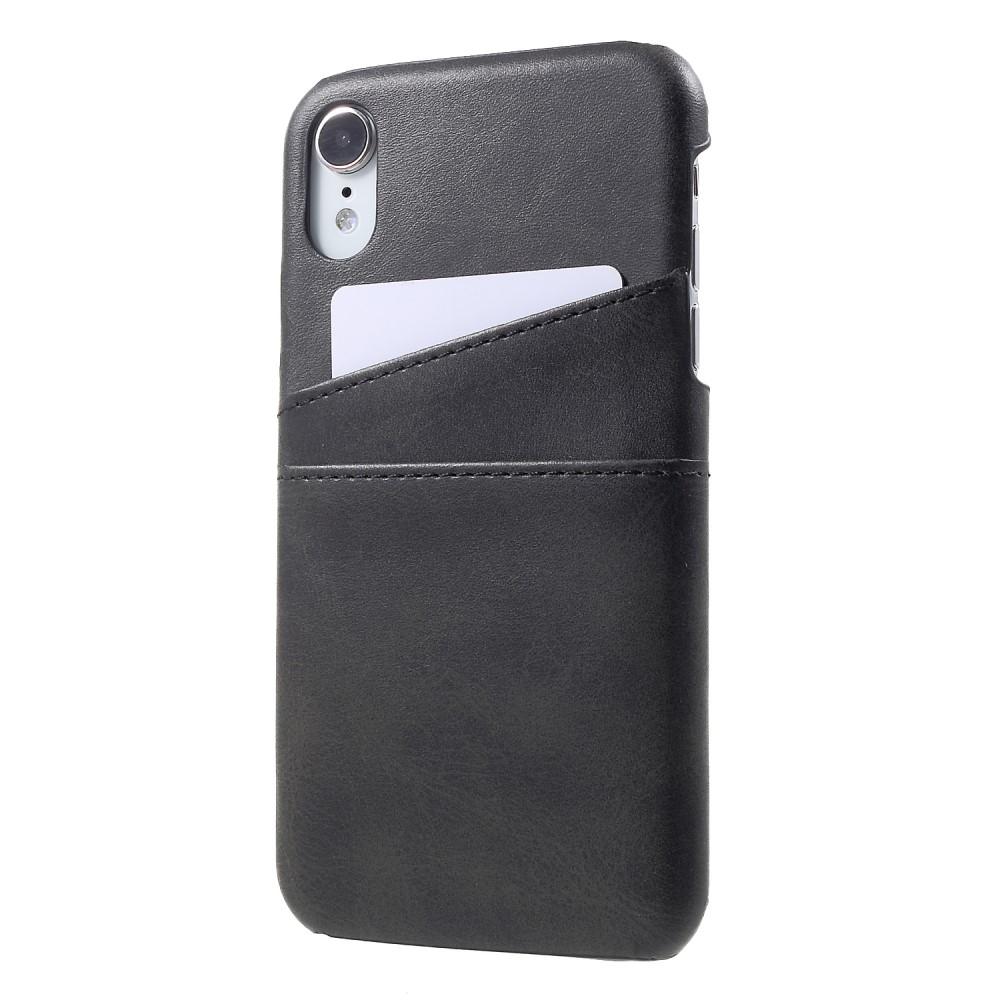 iPhone Xr Card Slots Case Black