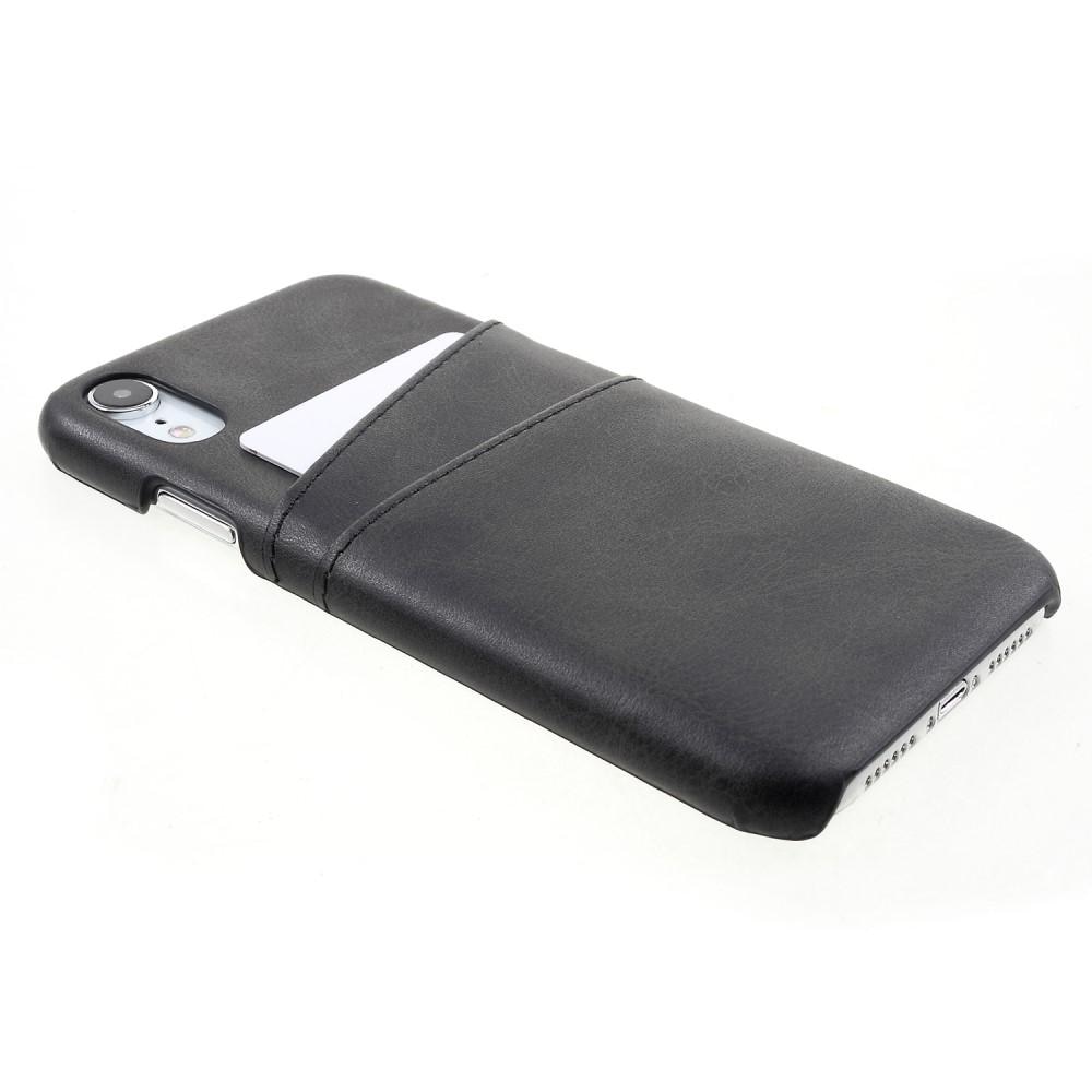 iPhone Xr Card Slots Case Black