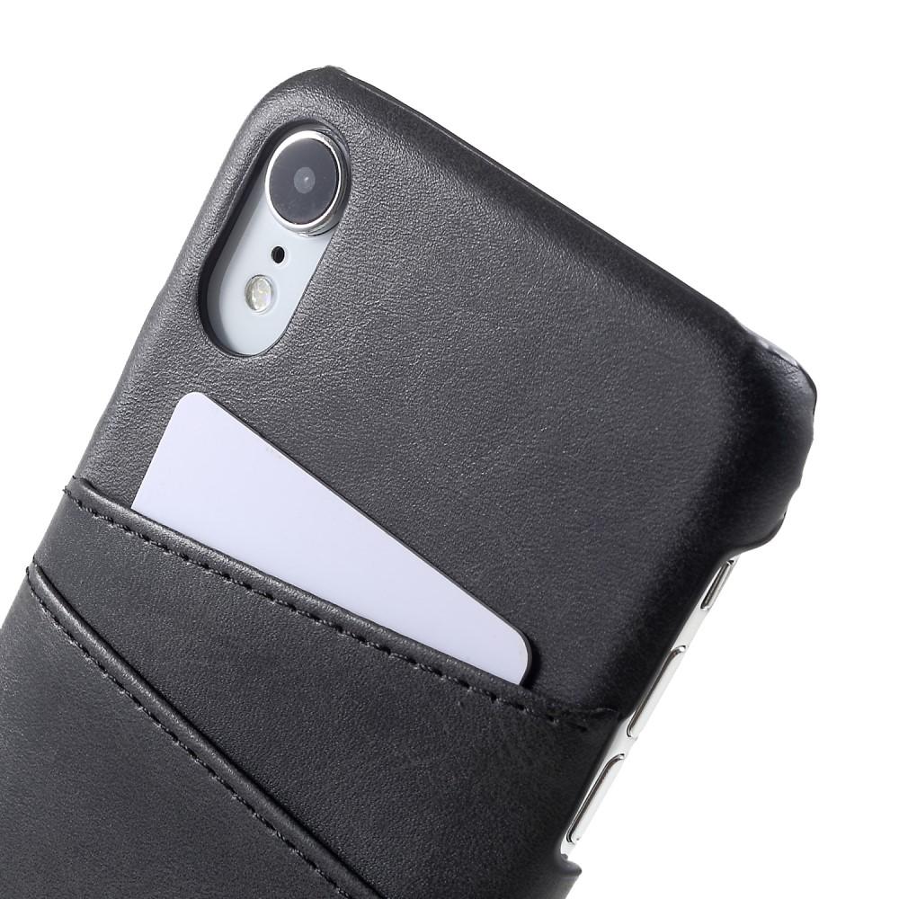 iPhone Xr Card Slots Case Black