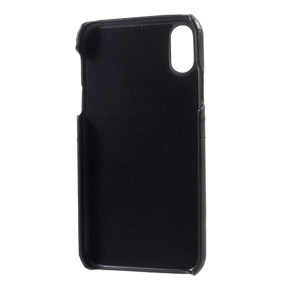 iPhone Xr Card Slots Case Black