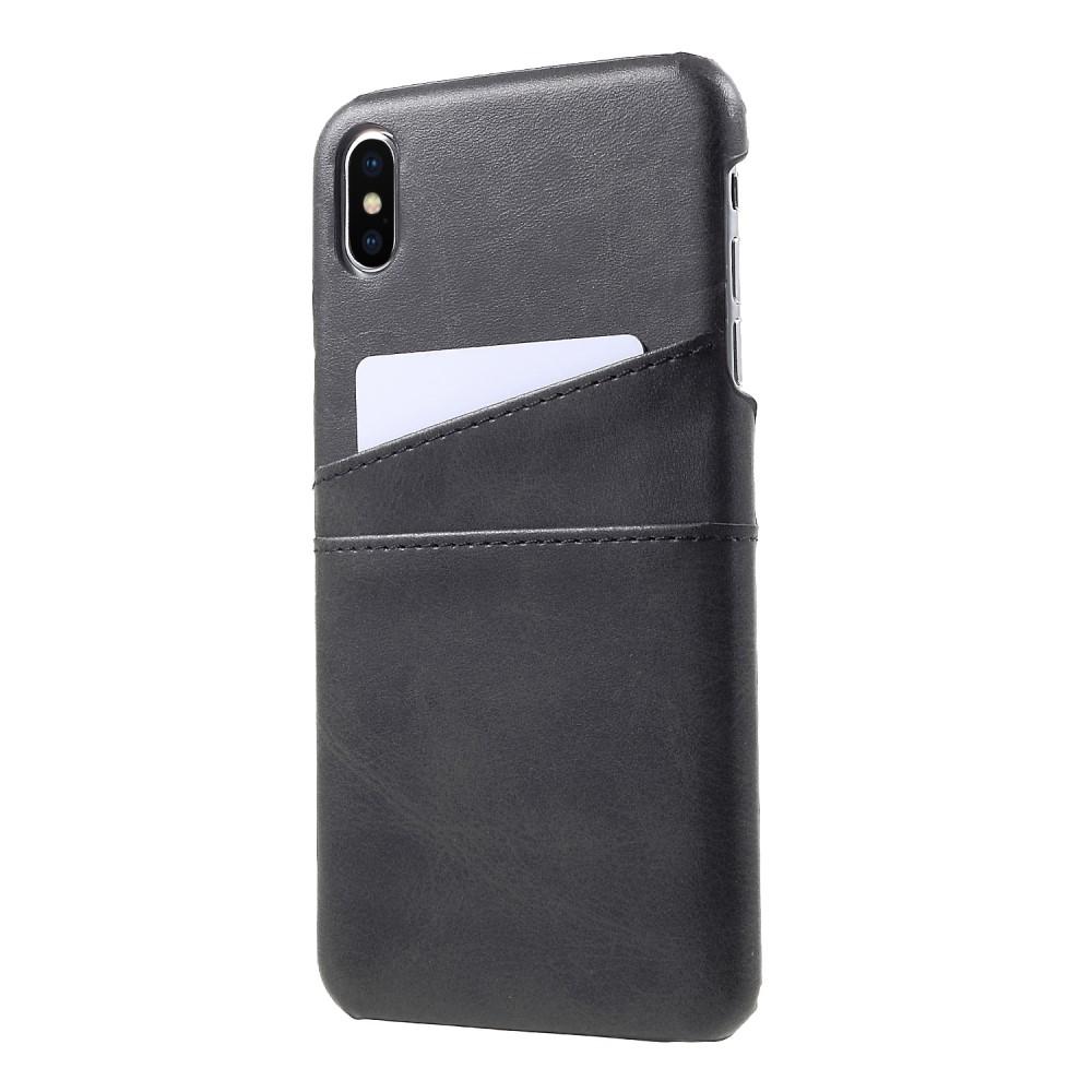 Apple iPhone Xs Max Card Slots Case Black