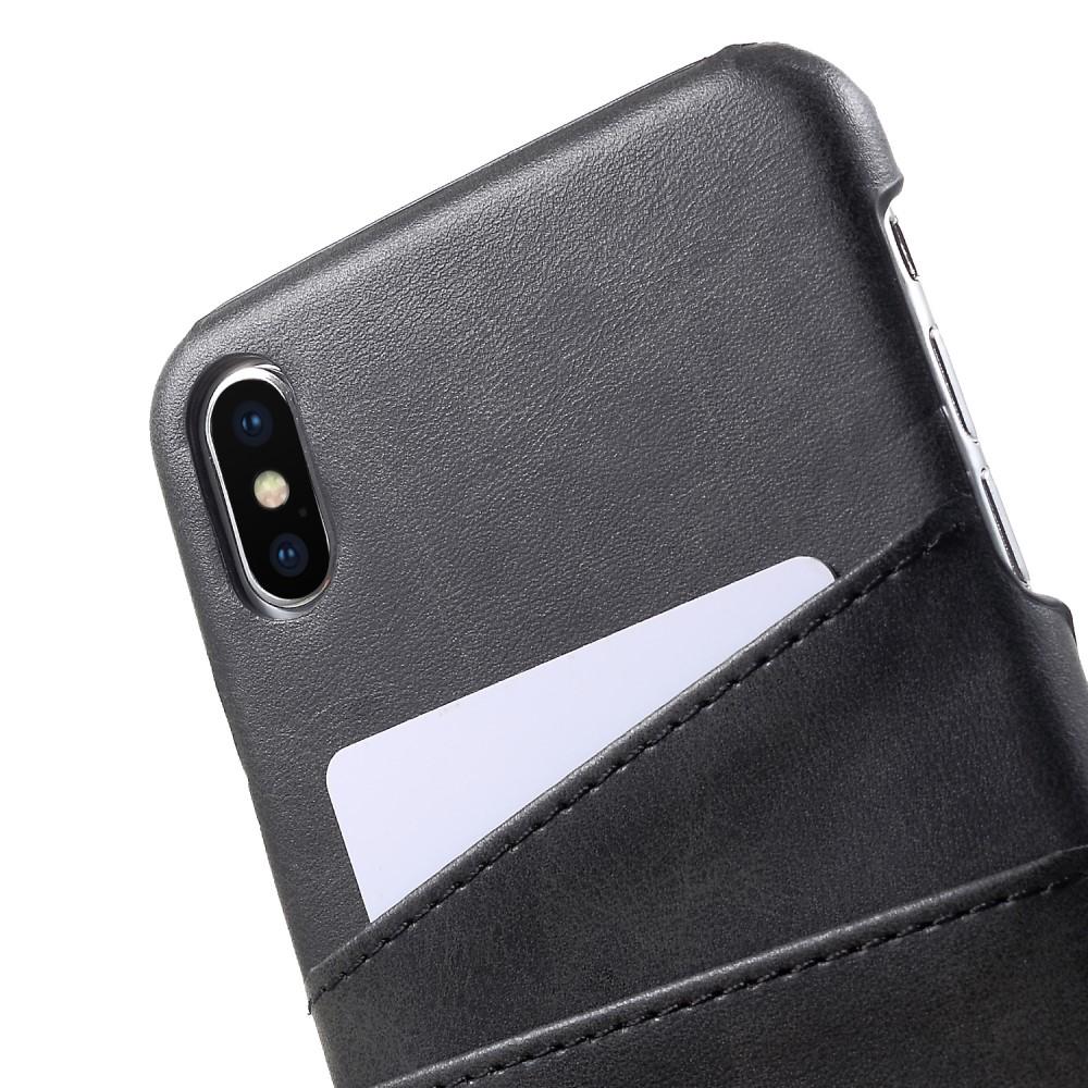 Apple iPhone Xs Max Card Slots Case Black
