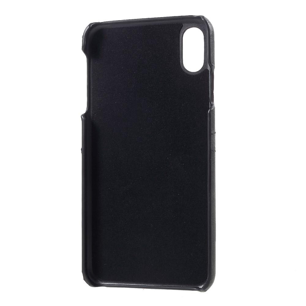 Apple iPhone Xs Max Card Slots Case Black