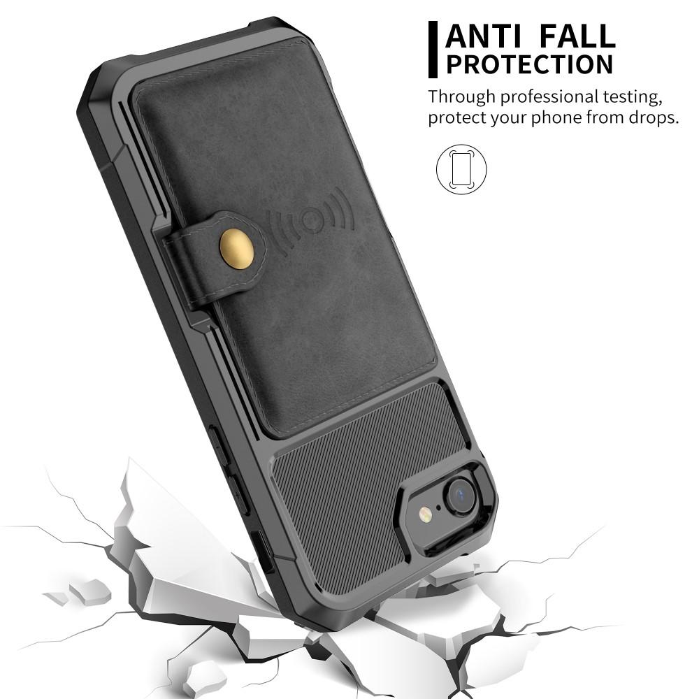 iPhone 8 Tough Multi-slot Case Black