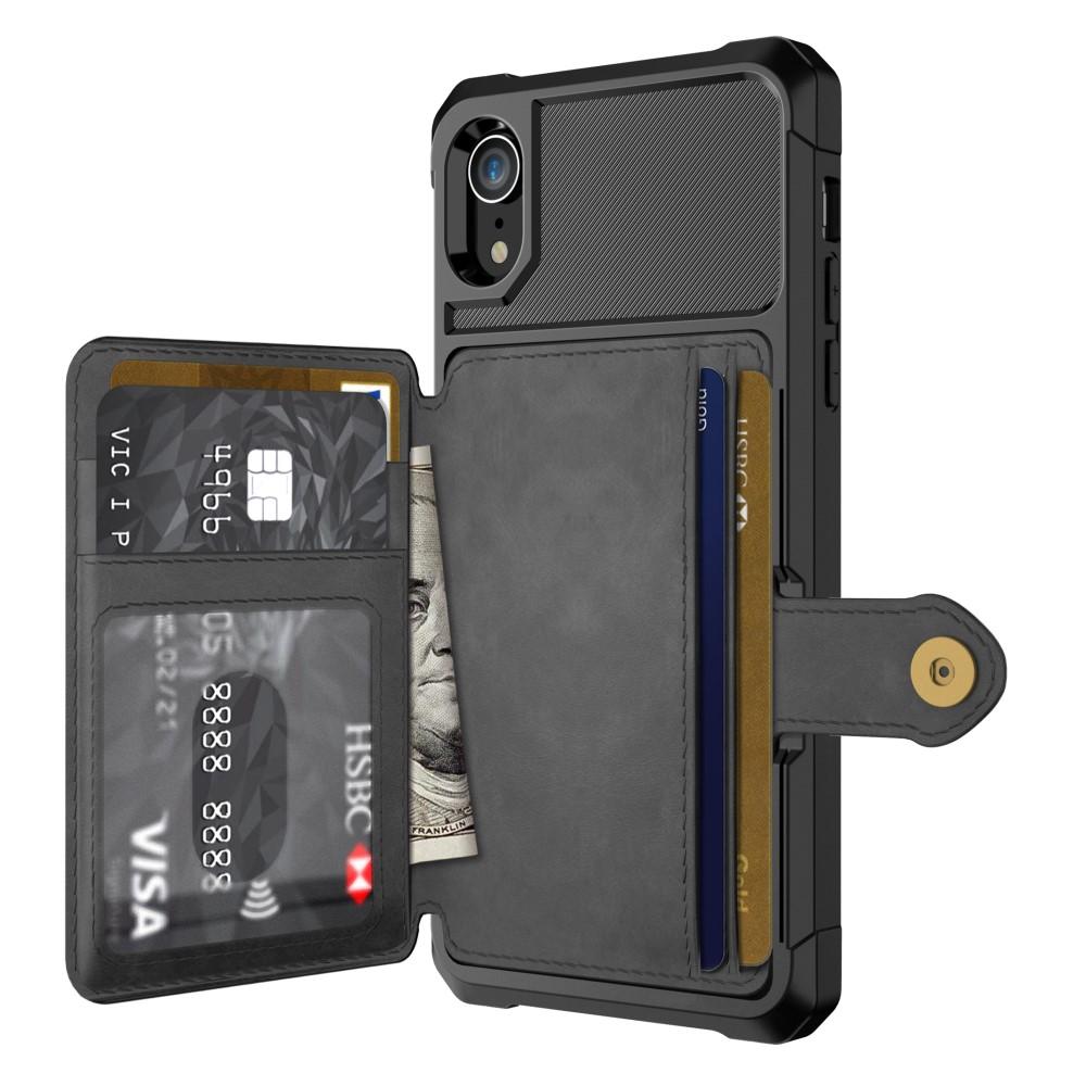 iPhone Xr Tough Multi-slot Case Black