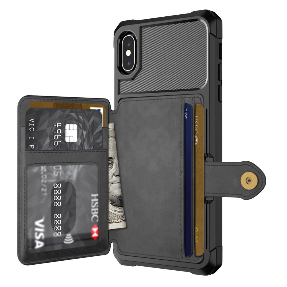 iPhone Xs Max Tough Multi-slot Case Black