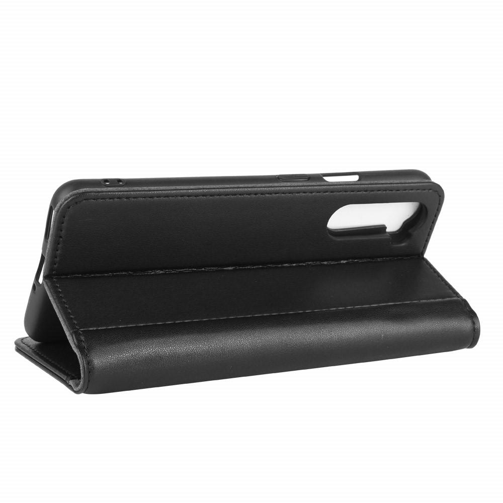 OnePlus Nord Genuine Leather Wallet Case Black