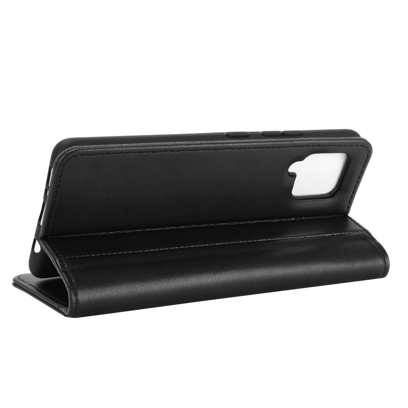 Samsung Galaxy A42 Genuine Leather Wallet Case Black