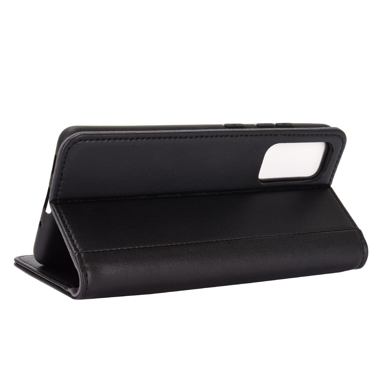 Samsung Galaxy S20 FE Genuine Leather Wallet Case Black