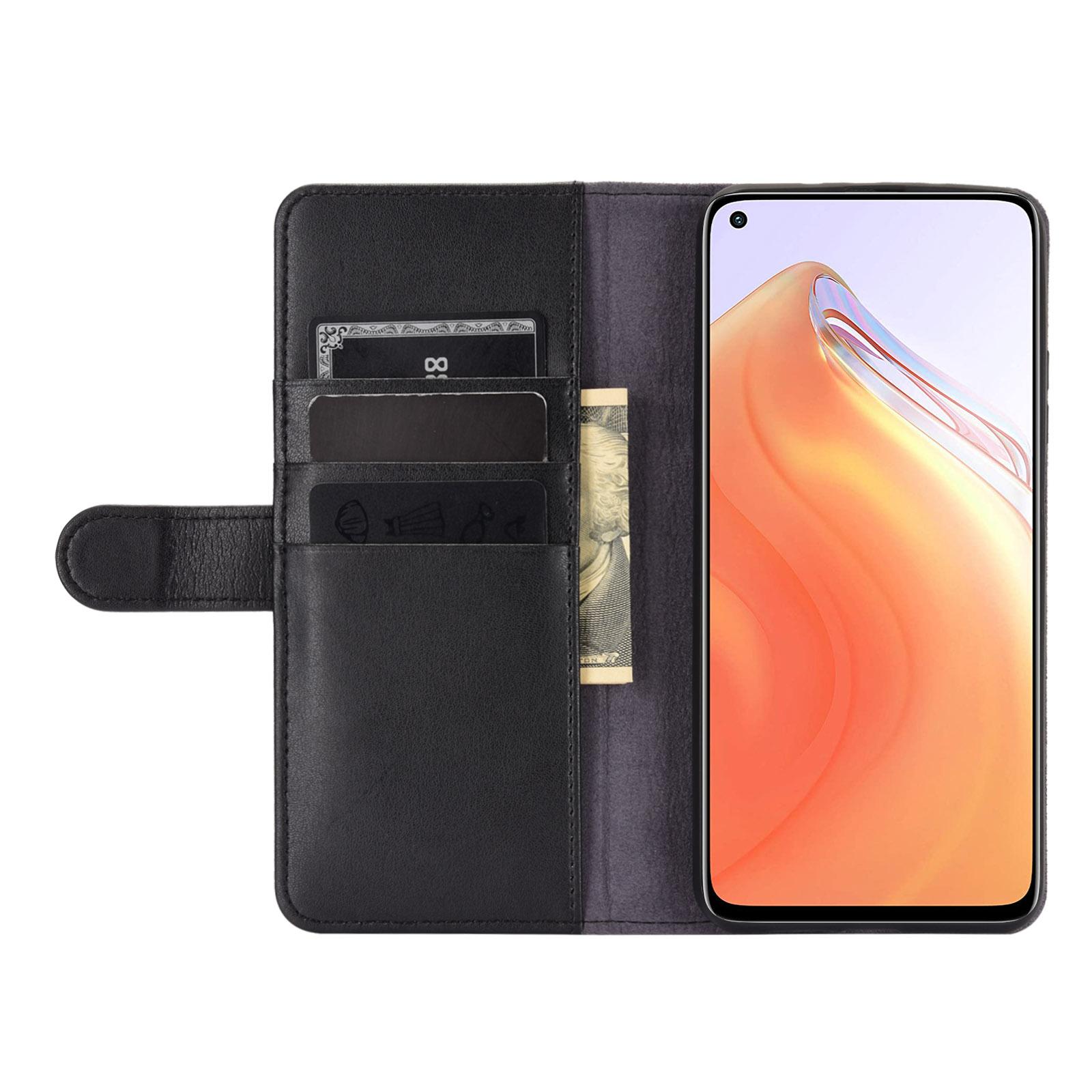 Xiaomi Mi 10T/10T Pro Genuine Leather Wallet Case Black